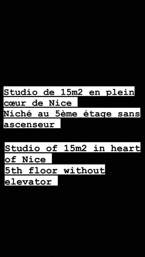 Studio plein coeur de Nice 24 24H 7 7J Exterior foto