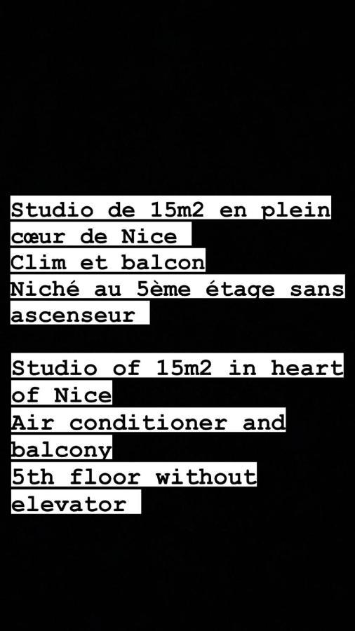 Studio plein coeur de Nice 24 24H 7 7J Exterior foto